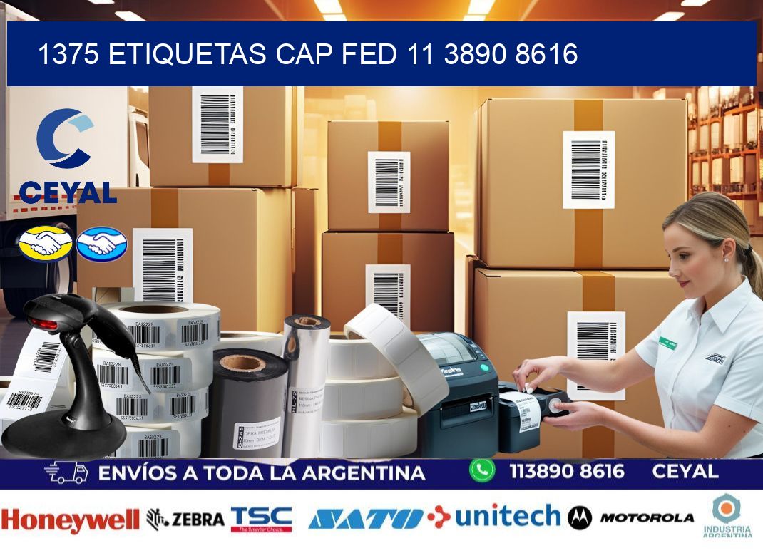 1375 ETIQUETAS CAP FED 11 3890 8616