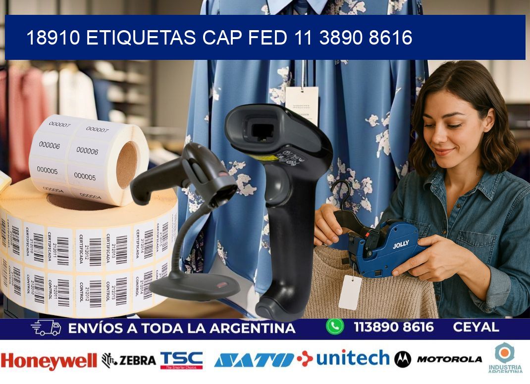 18910 ETIQUETAS CAP FED 11 3890 8616