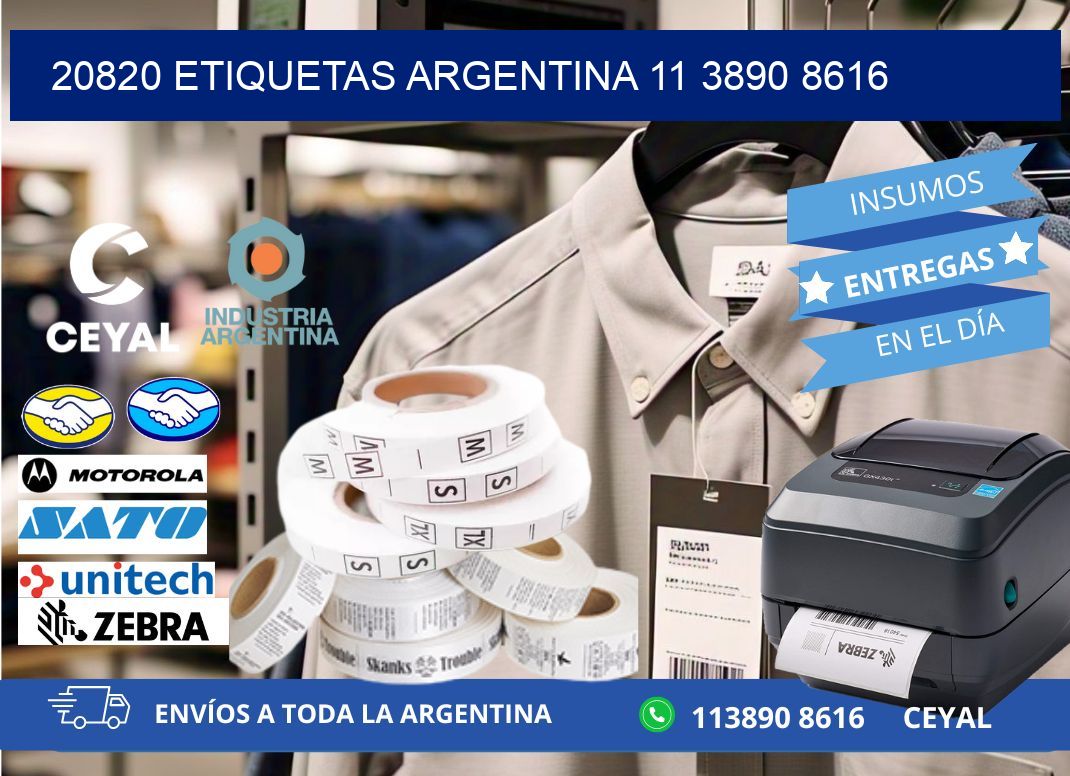20820 ETIQUETAS ARGENTINA 11 3890 8616
