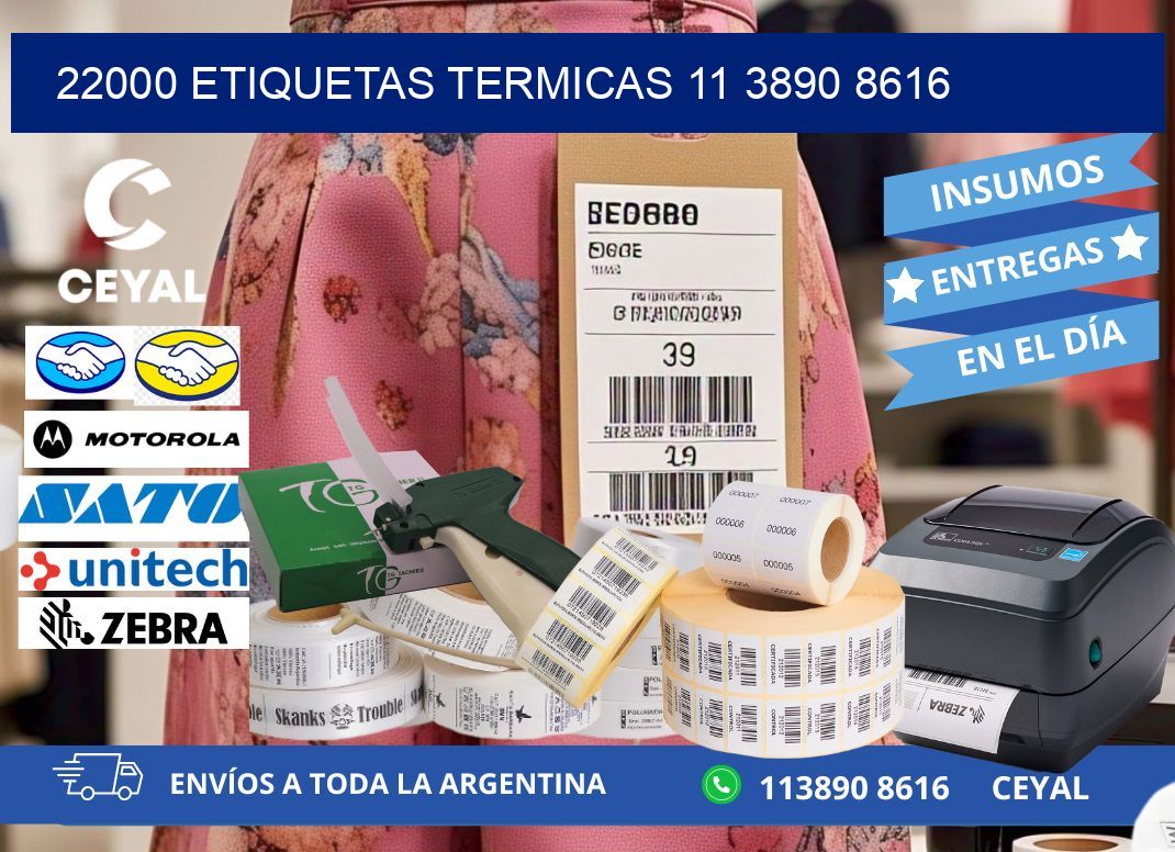 22000 ETIQUETAS TERMICAS 11 3890 8616