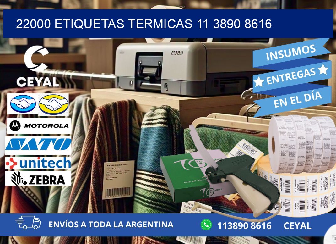 22000 ETIQUETAS TERMICAS 11 3890 8616