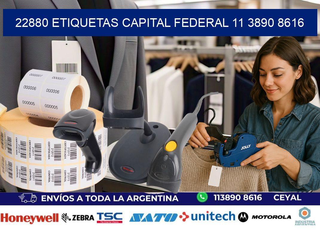22880 ETIQUETAS CAPITAL FEDERAL 11 3890 8616