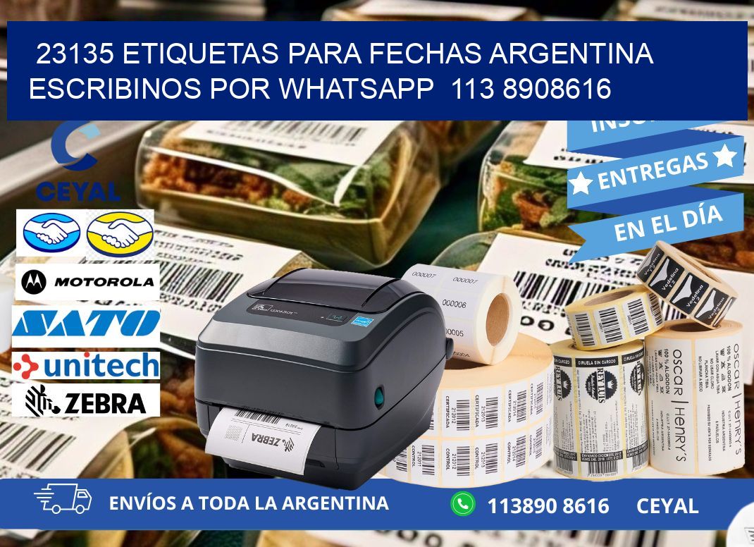 23135 ETIQUETAS PARA FECHAS ARGENTINA ESCRIBINOS POR WHATSAPP  113 8908616