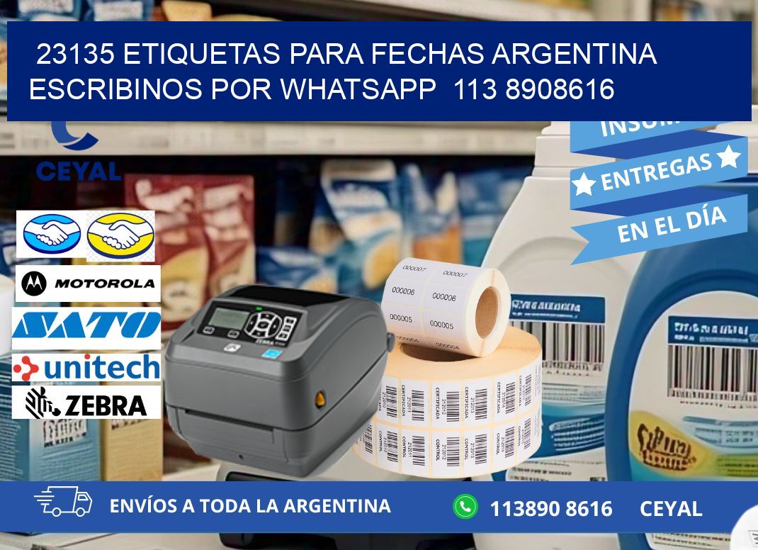 23135 ETIQUETAS PARA FECHAS ARGENTINA ESCRIBINOS POR WHATSAPP  113 8908616
