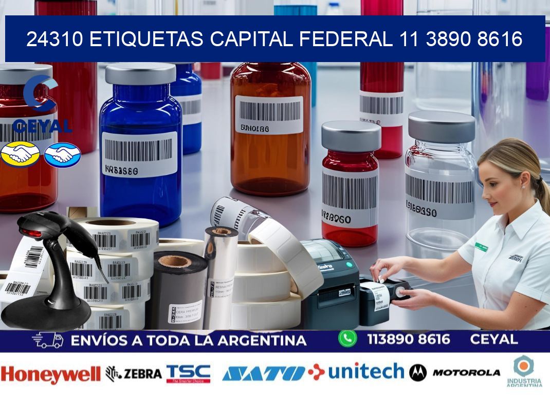 24310 ETIQUETAS CAPITAL FEDERAL 11 3890 8616