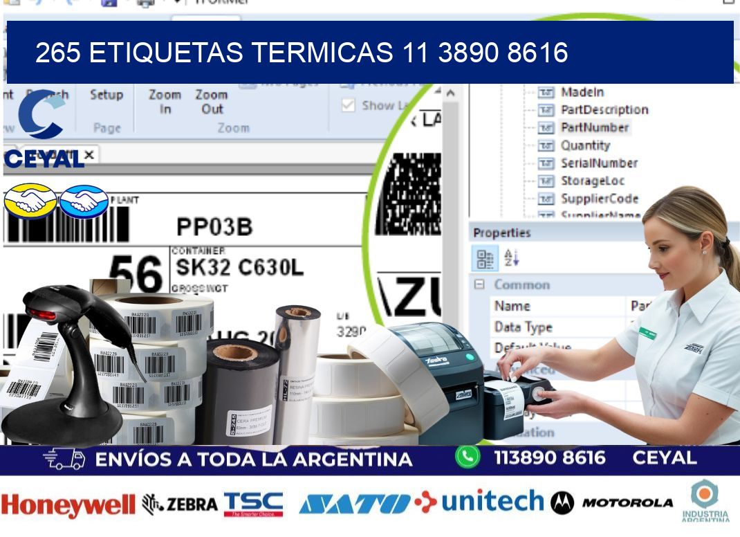 265 ETIQUETAS TERMICAS 11 3890 8616