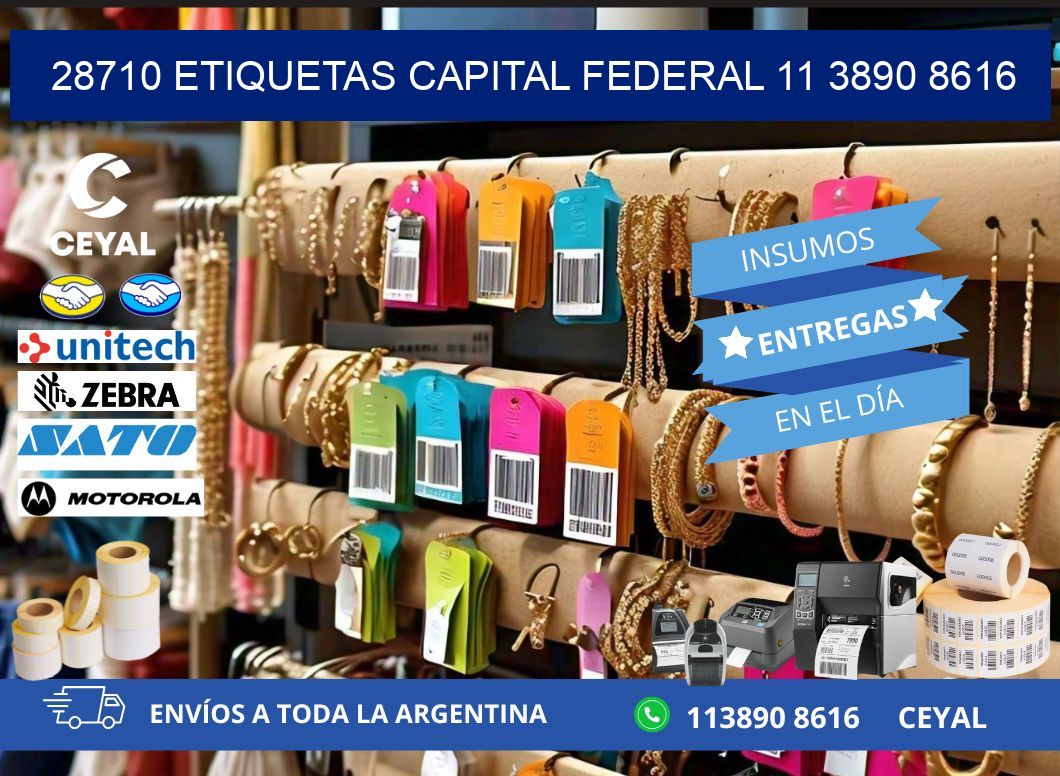 28710 ETIQUETAS CAPITAL FEDERAL 11 3890 8616