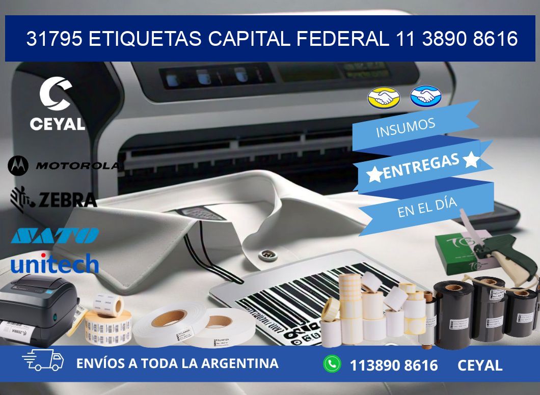 31795 ETIQUETAS CAPITAL FEDERAL 11 3890 8616
