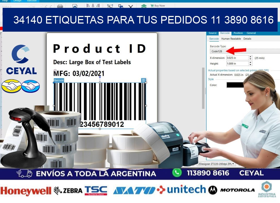 34140 ETIQUETAS PARA TUS PEDIDOS 11 3890 8616