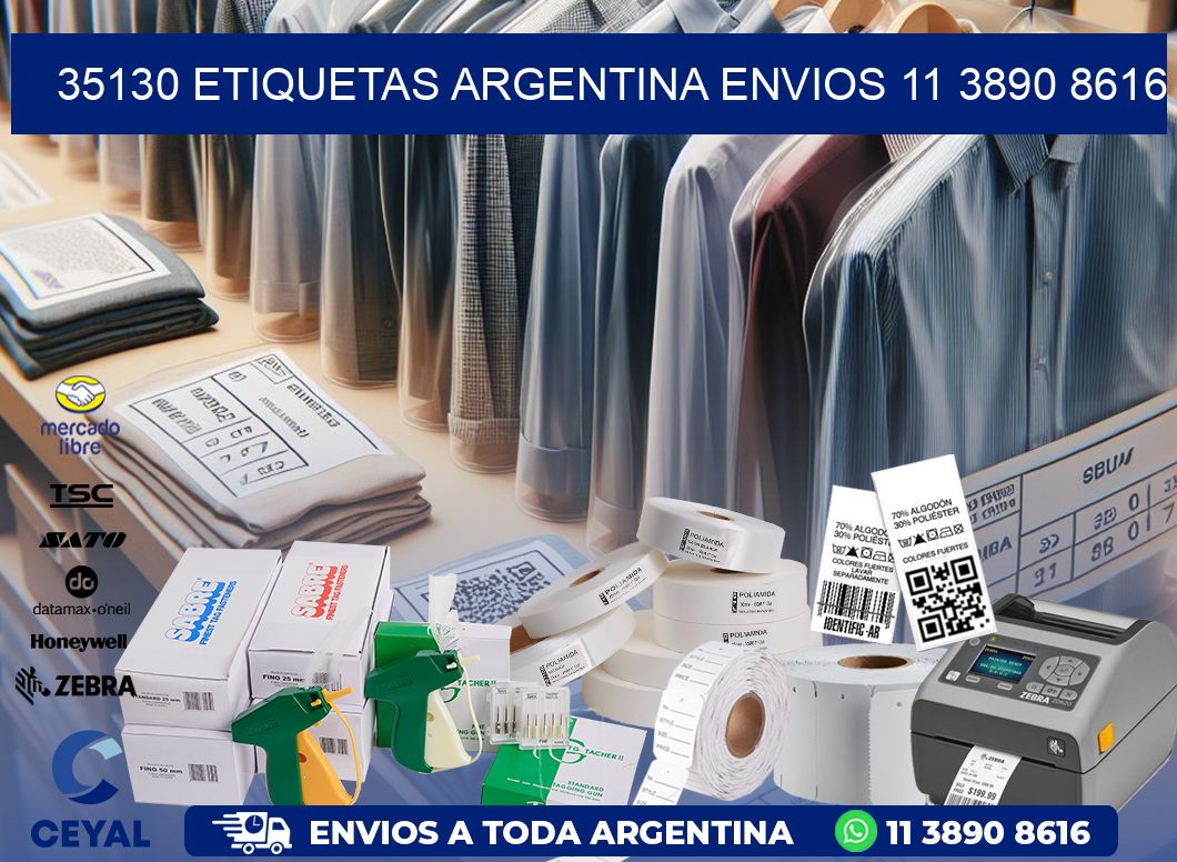 35130 ETIQUETAS ARGENTINA ENVIOS 11 3890 8616