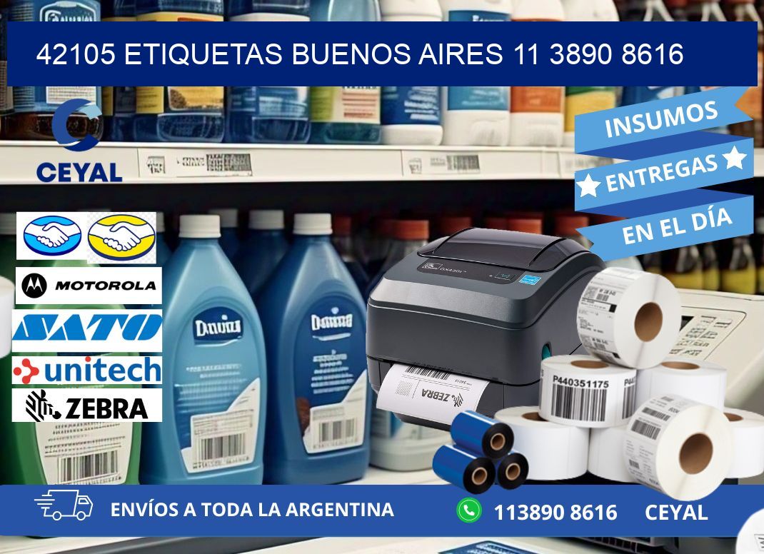 42105 ETIQUETAS BUENOS AIRES 11 3890 8616