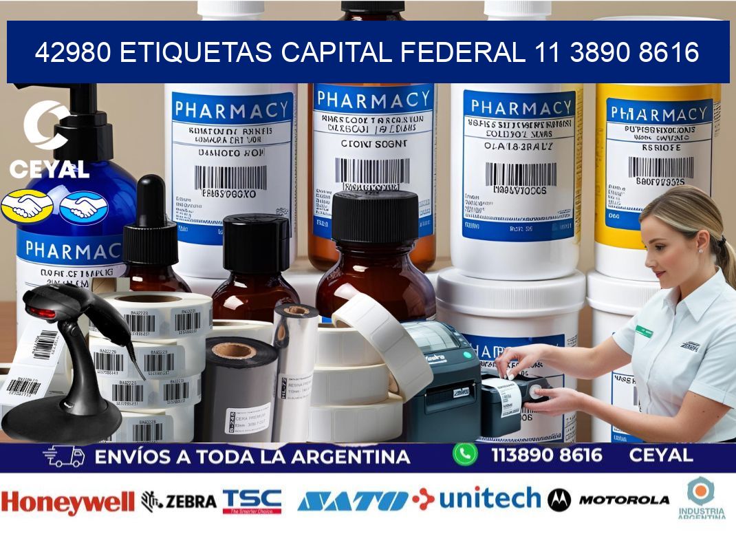 42980 ETIQUETAS CAPITAL FEDERAL 11 3890 8616