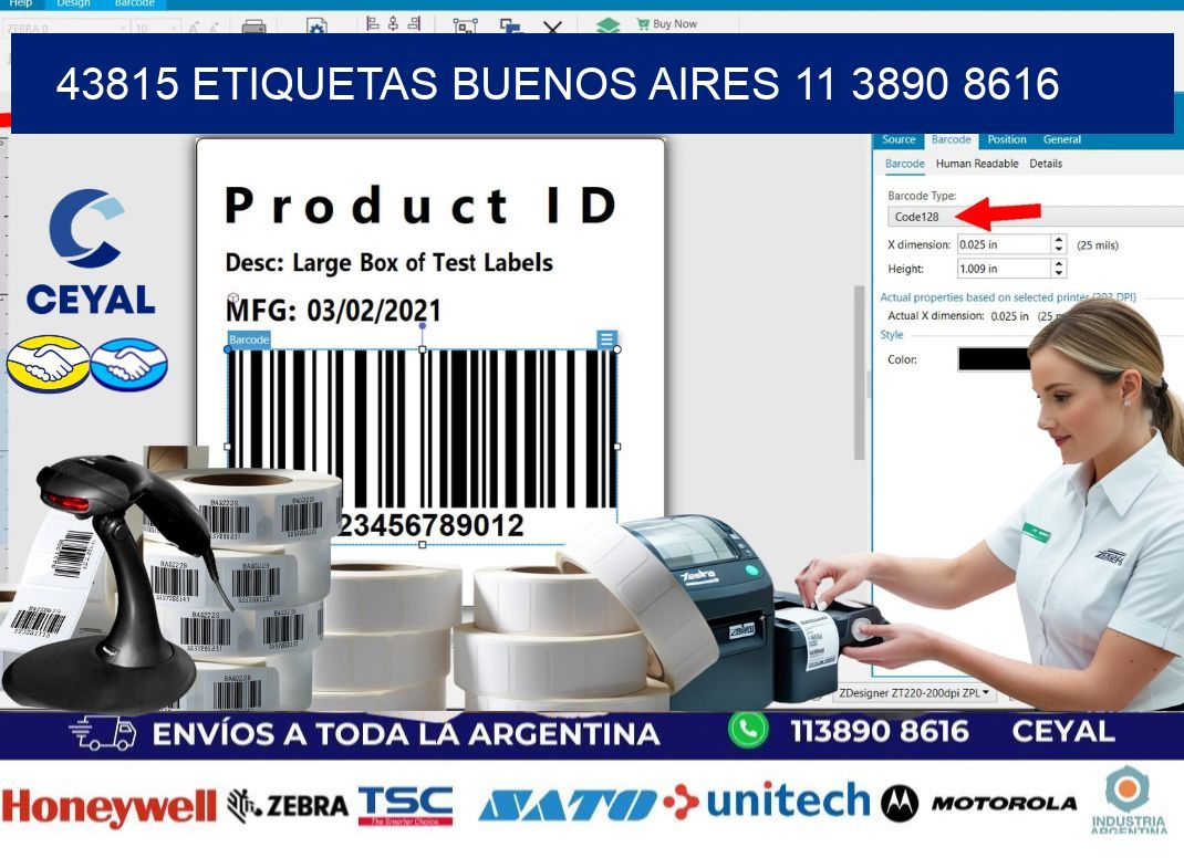 43815 ETIQUETAS BUENOS AIRES 11 3890 8616