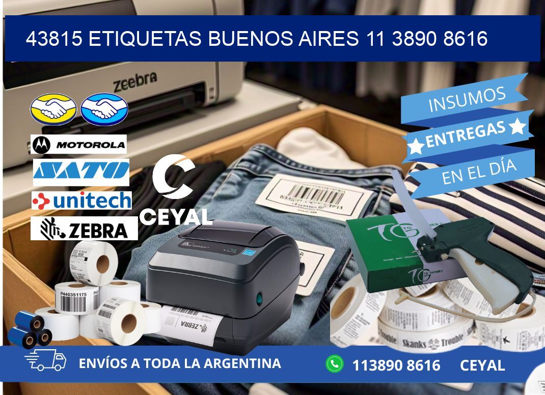 43815 ETIQUETAS BUENOS AIRES 11 3890 8616