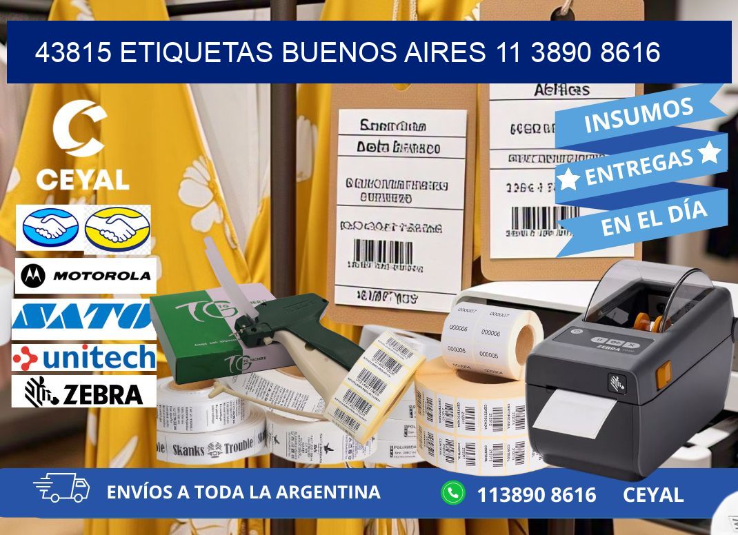 43815 ETIQUETAS BUENOS AIRES 11 3890 8616