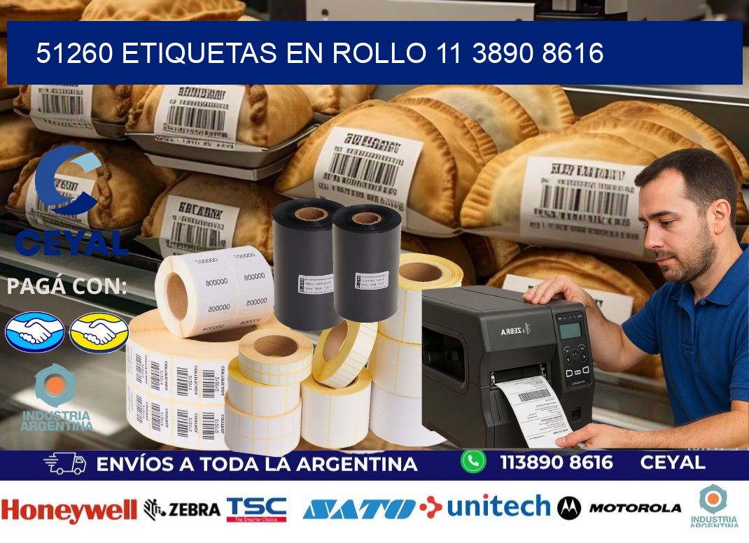 51260 ETIQUETAS EN ROLLO 11 3890 8616
