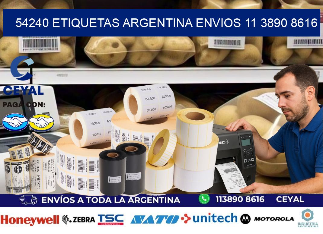 54240 ETIQUETAS ARGENTINA ENVIOS 11 3890 8616