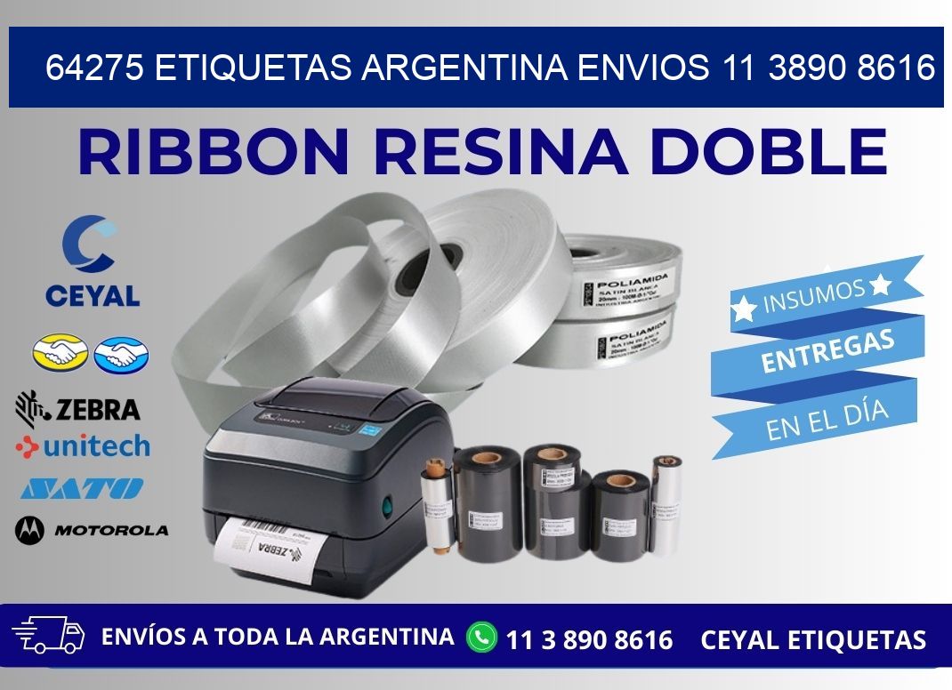 64275 ETIQUETAS ARGENTINA ENVIOS 11 3890 8616