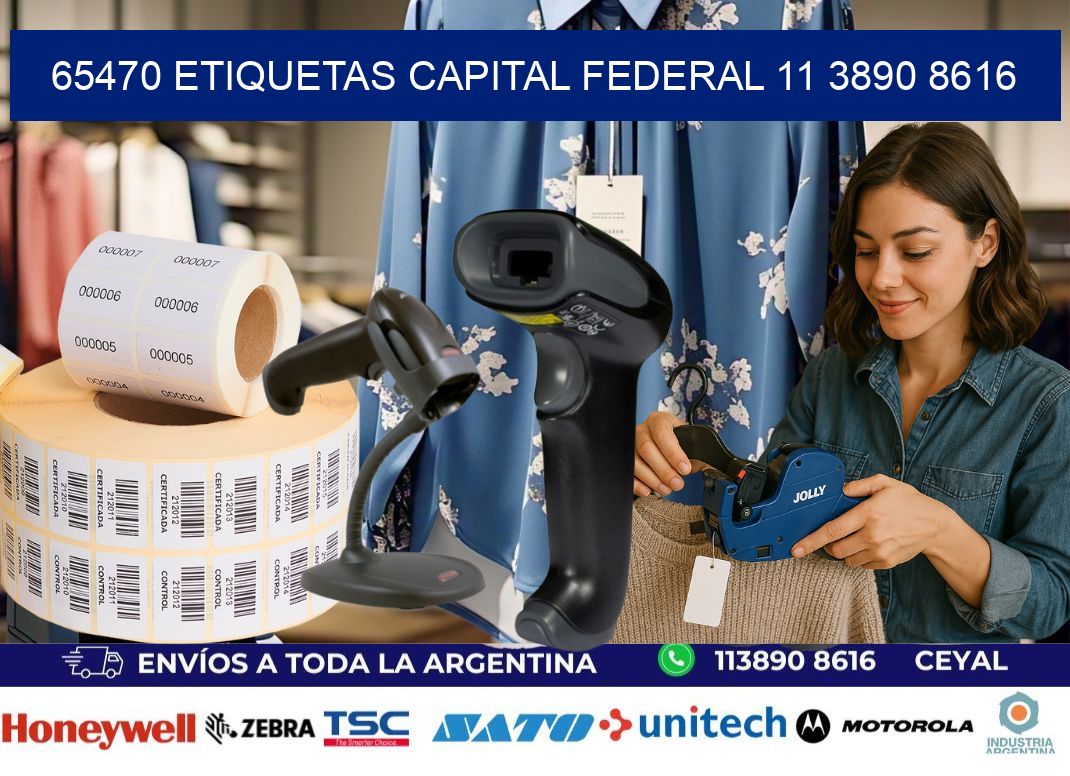 65470 ETIQUETAS CAPITAL FEDERAL 11 3890 8616
