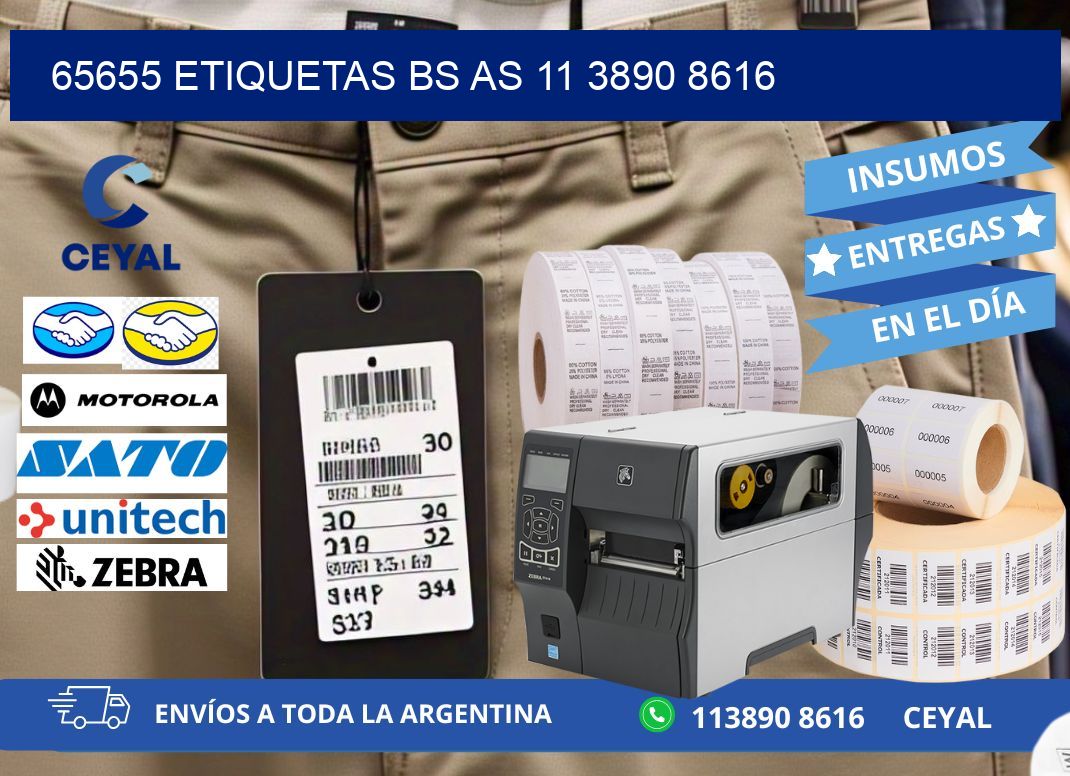 65655 ETIQUETAS BS AS 11 3890 8616