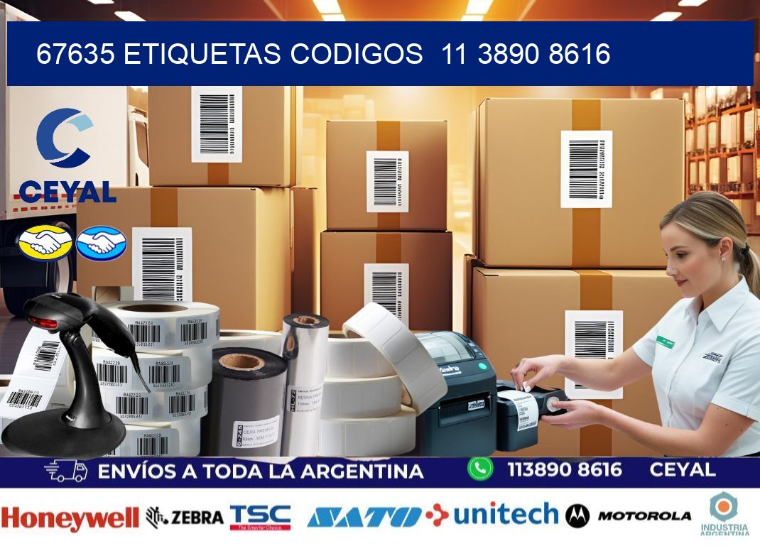 67635 ETIQUETAS CODIGOS  11 3890 8616