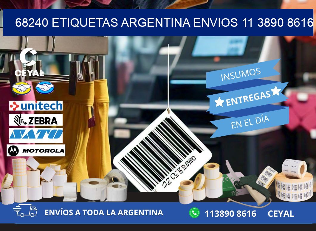 68240 ETIQUETAS ARGENTINA ENVIOS 11 3890 8616