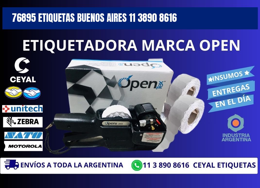 76895 ETIQUETAS BUENOS AIRES 11 3890 8616