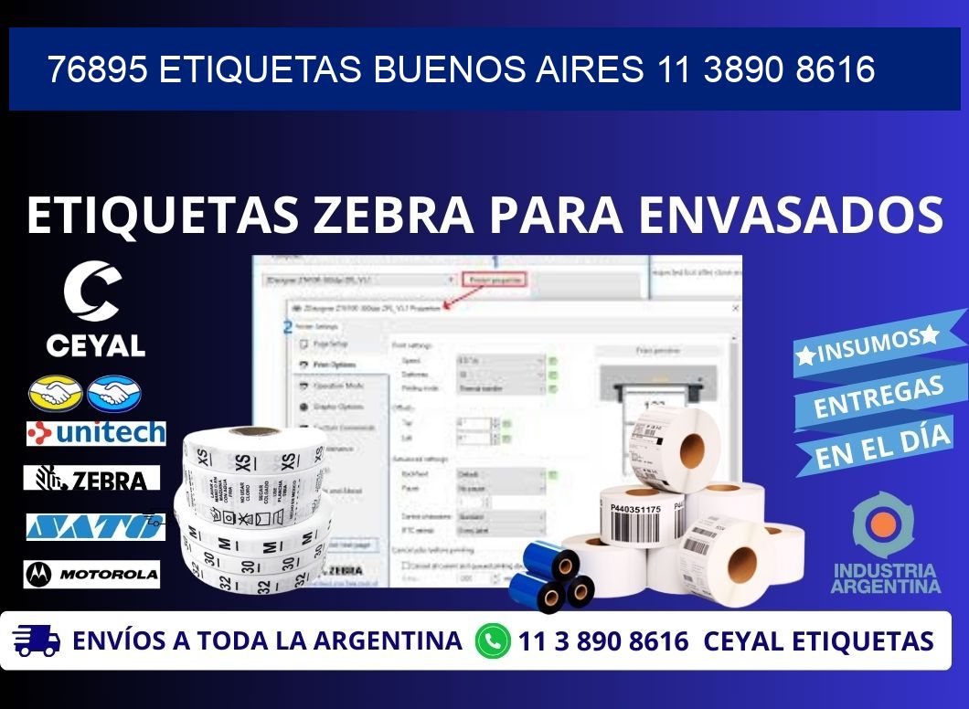76895 ETIQUETAS BUENOS AIRES 11 3890 8616