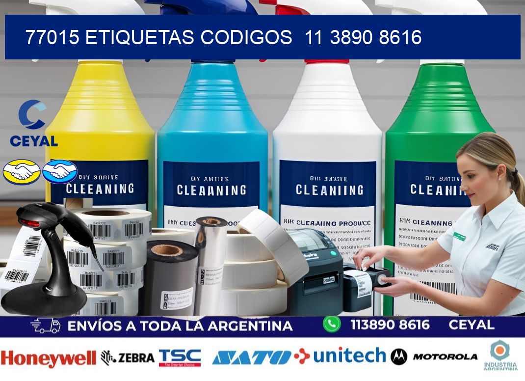77015 ETIQUETAS CODIGOS  11 3890 8616