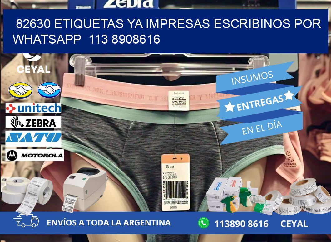 82630 ETIQUETAS YA IMPRESAS ESCRIBINOS POR WHATSAPP  113 8908616