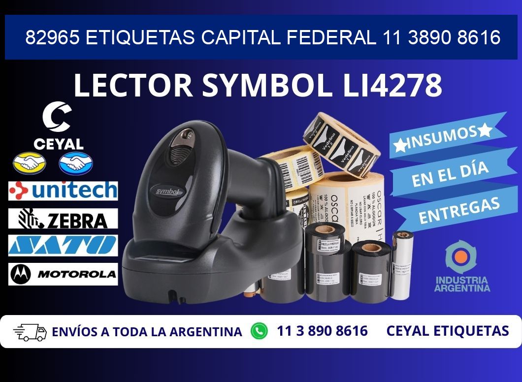 82965 ETIQUETAS CAPITAL FEDERAL 11 3890 8616
