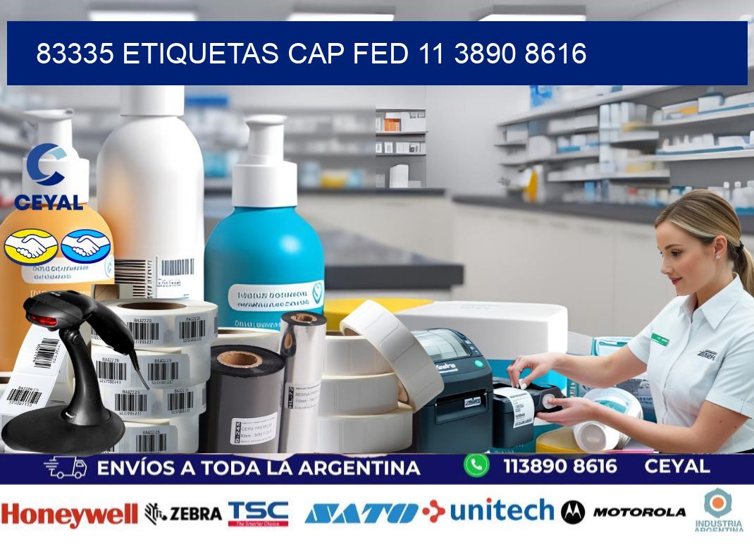 83335 ETIQUETAS CAP FED 11 3890 8616