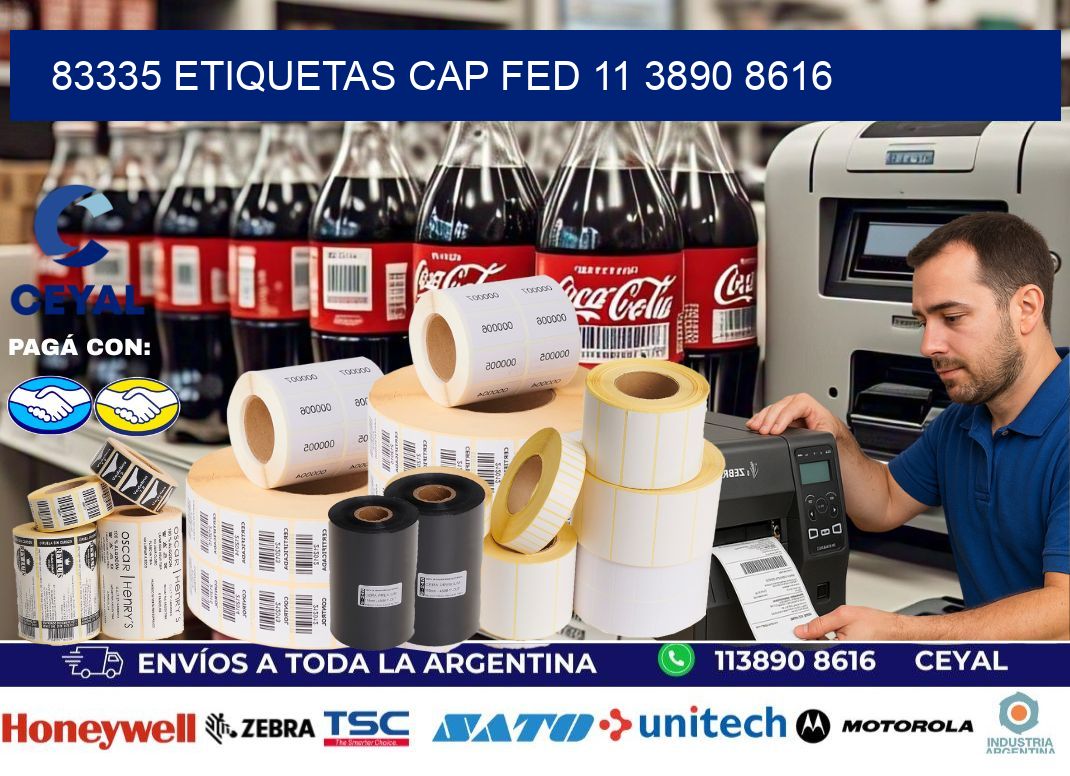 83335 ETIQUETAS CAP FED 11 3890 8616