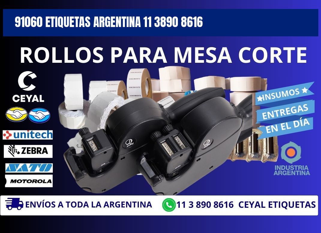 91060 ETIQUETAS ARGENTINA 11 3890 8616