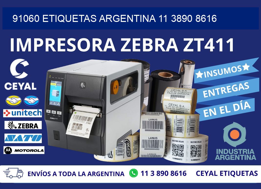 91060 ETIQUETAS ARGENTINA 11 3890 8616