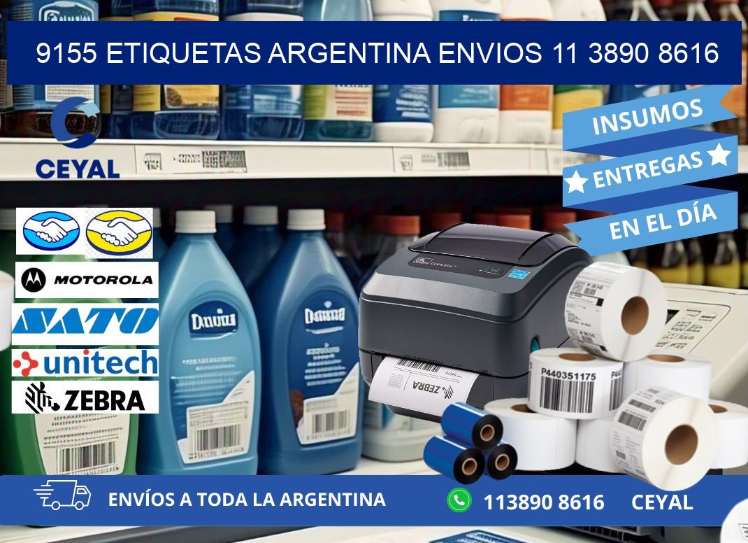 9155 ETIQUETAS ARGENTINA ENVIOS 11 3890 8616
