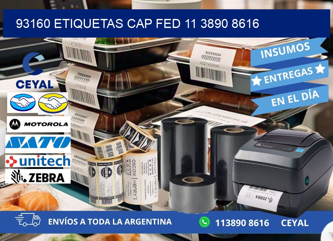 93160 ETIQUETAS CAP FED 11 3890 8616