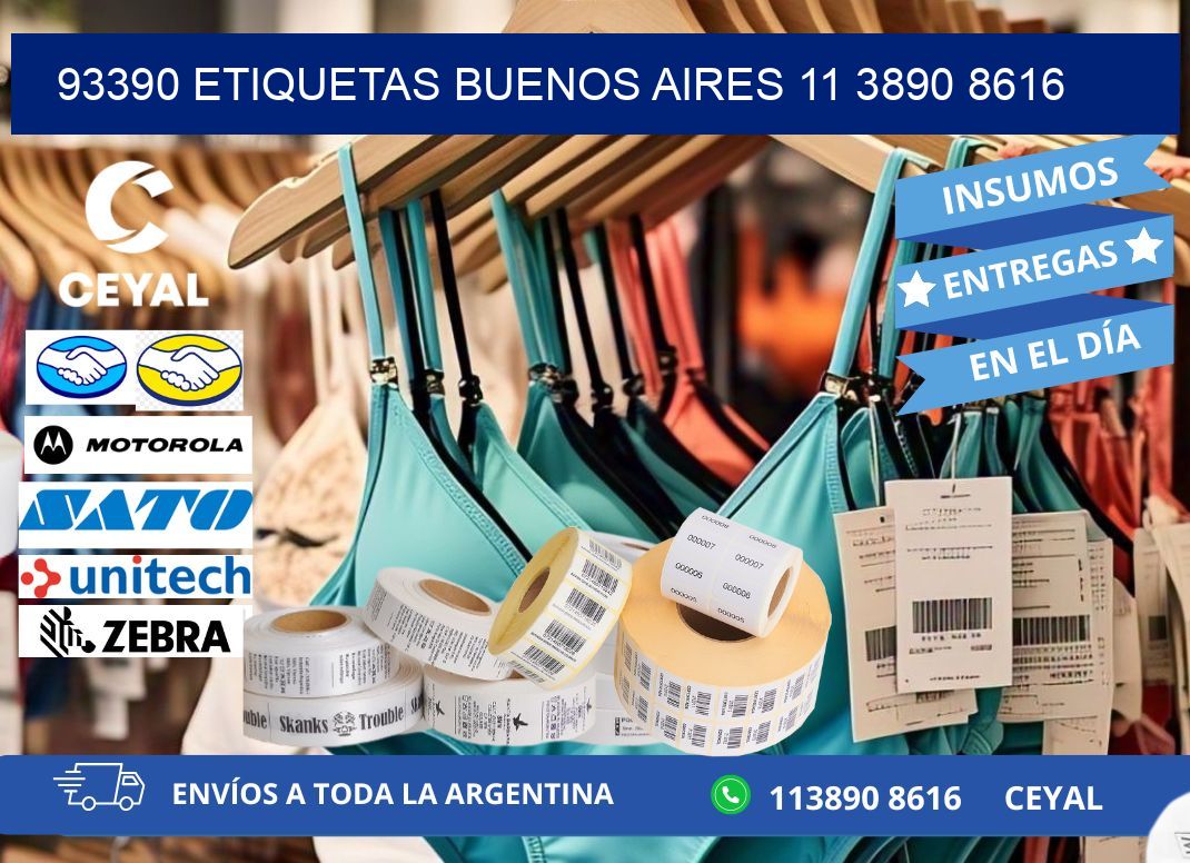 93390 ETIQUETAS BUENOS AIRES 11 3890 8616
