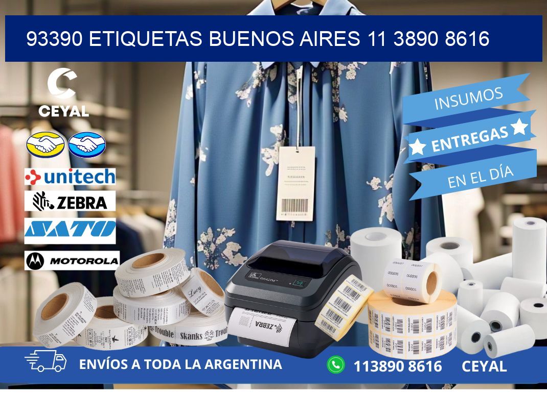 93390 ETIQUETAS BUENOS AIRES 11 3890 8616