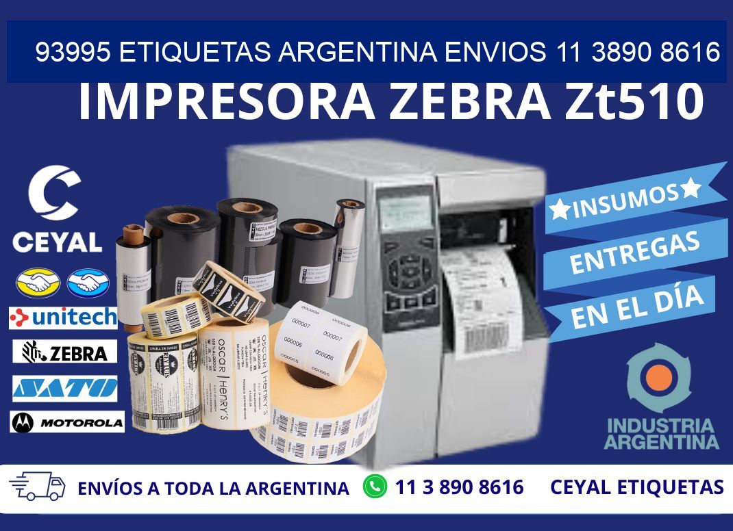 93995 ETIQUETAS ARGENTINA ENVIOS 11 3890 8616