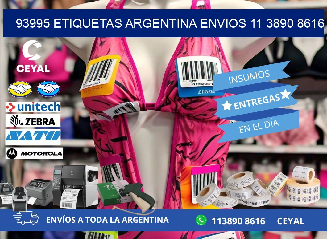 93995 ETIQUETAS ARGENTINA ENVIOS 11 3890 8616