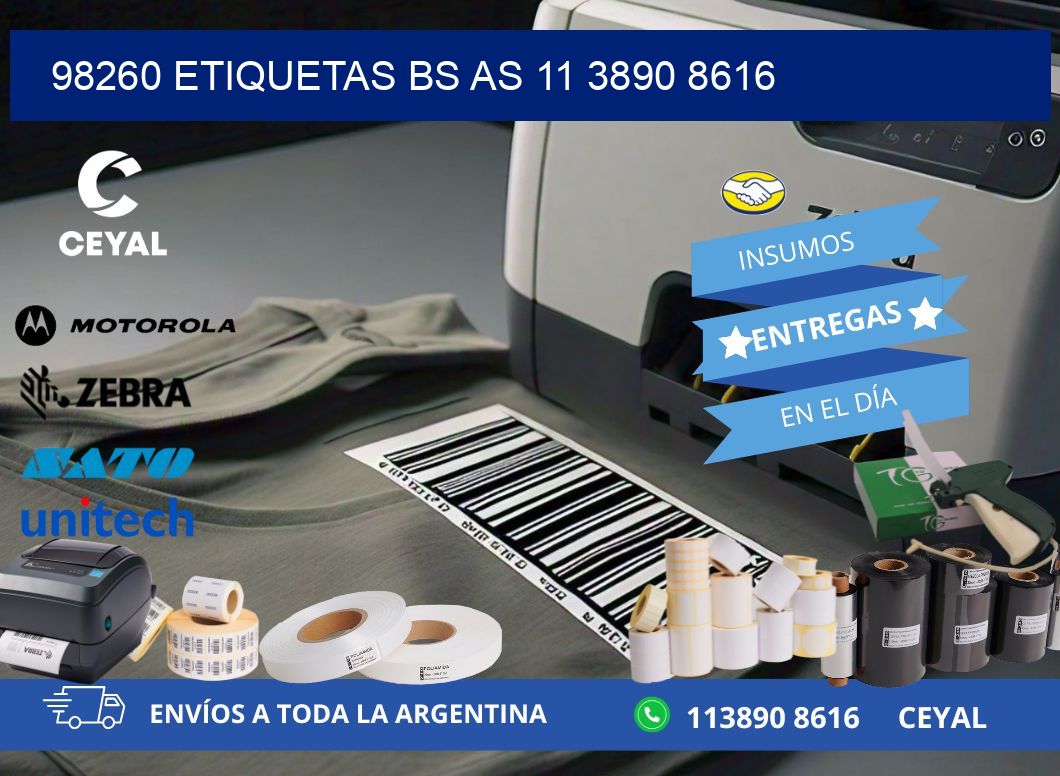 98260 ETIQUETAS BS AS 11 3890 8616