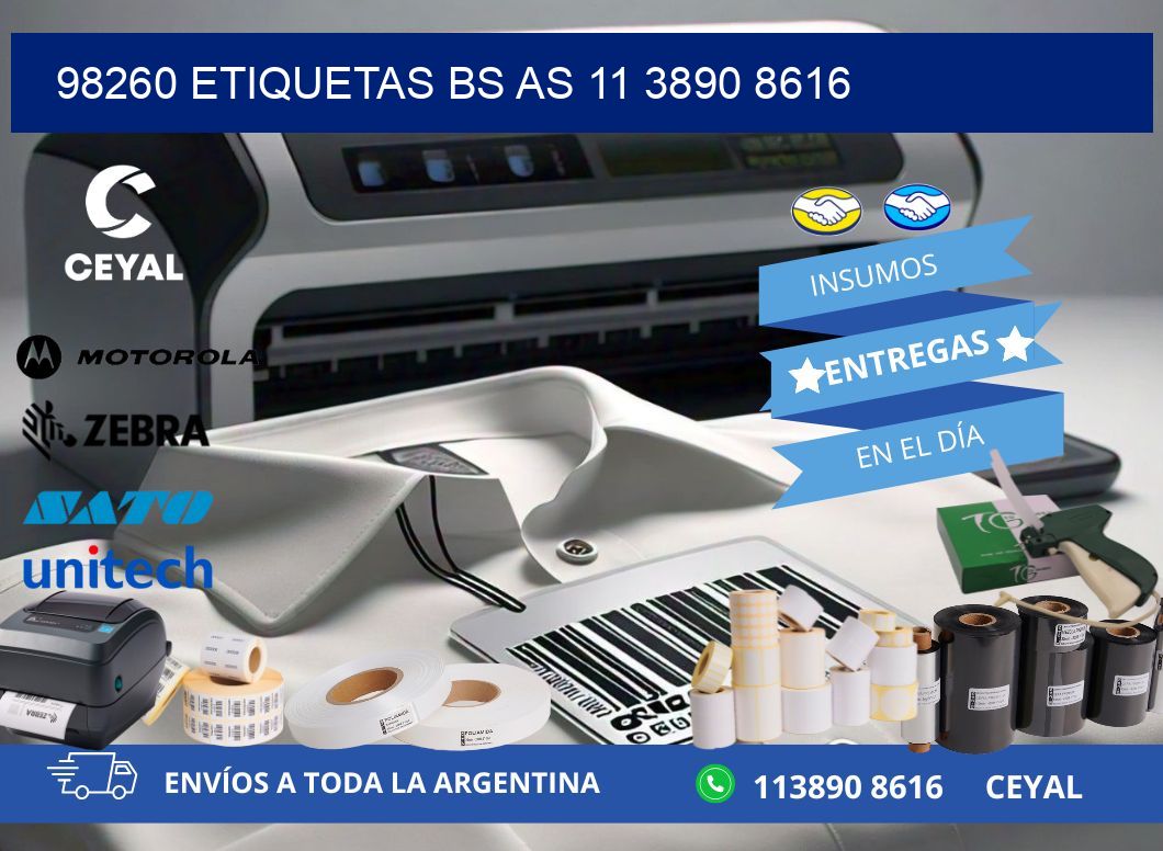 98260 ETIQUETAS BS AS 11 3890 8616