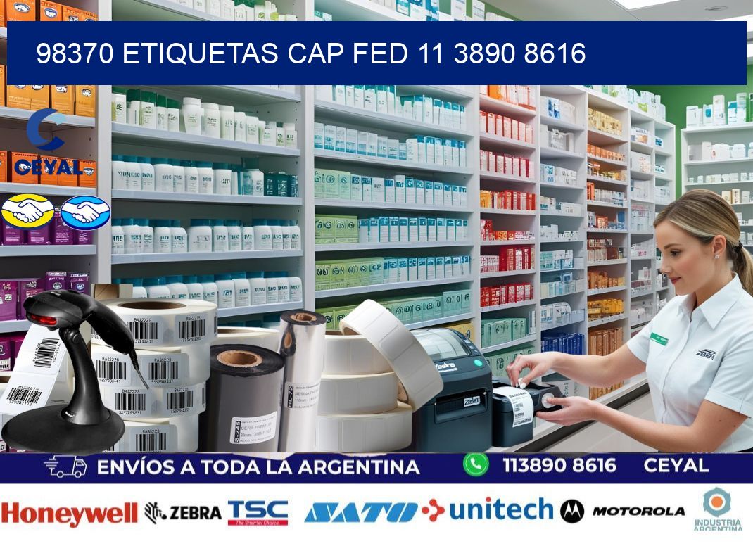 98370 ETIQUETAS CAP FED 11 3890 8616