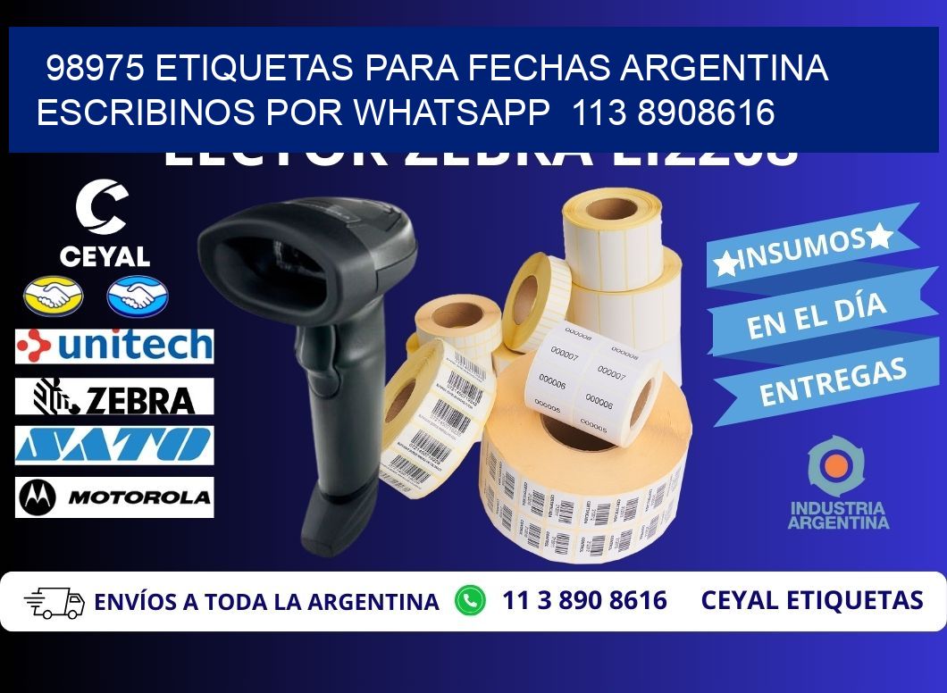98975 ETIQUETAS PARA FECHAS ARGENTINA ESCRIBINOS POR WHATSAPP  113 8908616