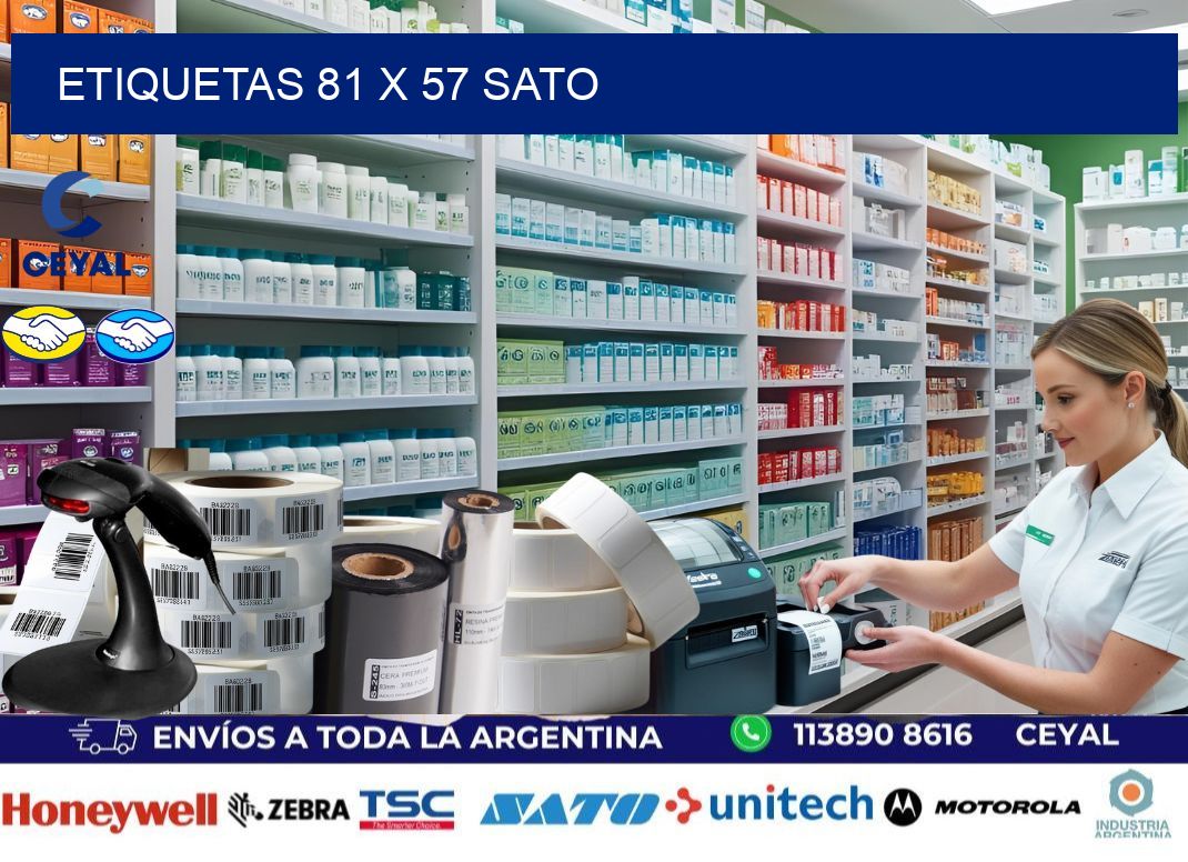 ETIQUETAS 81 x 57 SATO