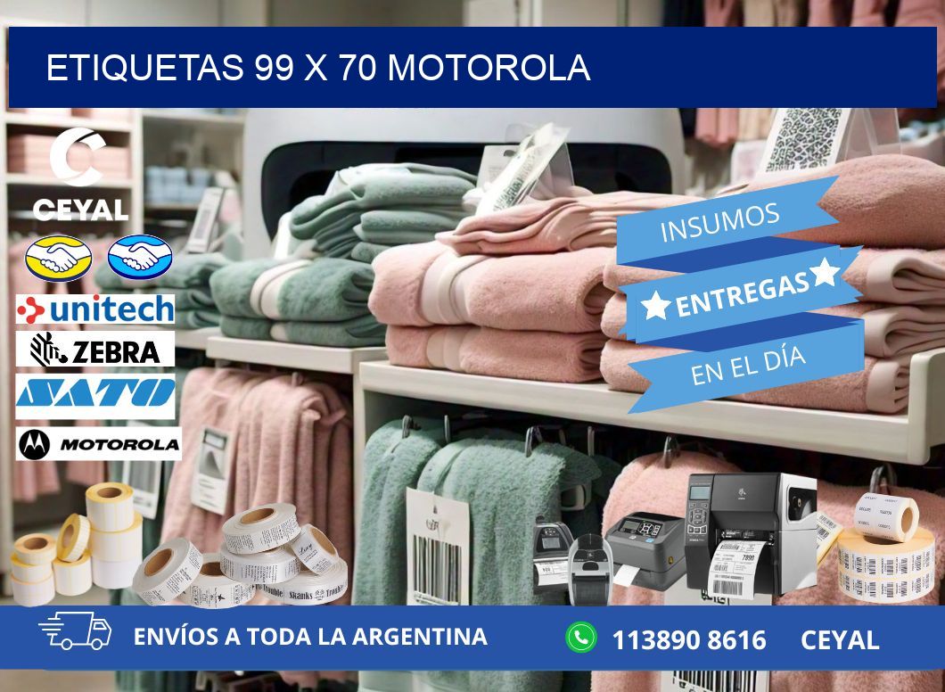 ETIQUETAS 99 x 70 MOTOROLA