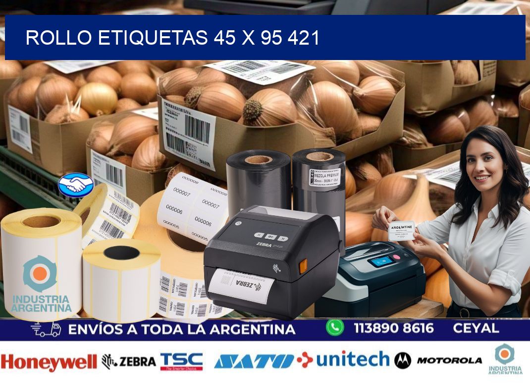 Rollo etiquetas 45 x 95 421