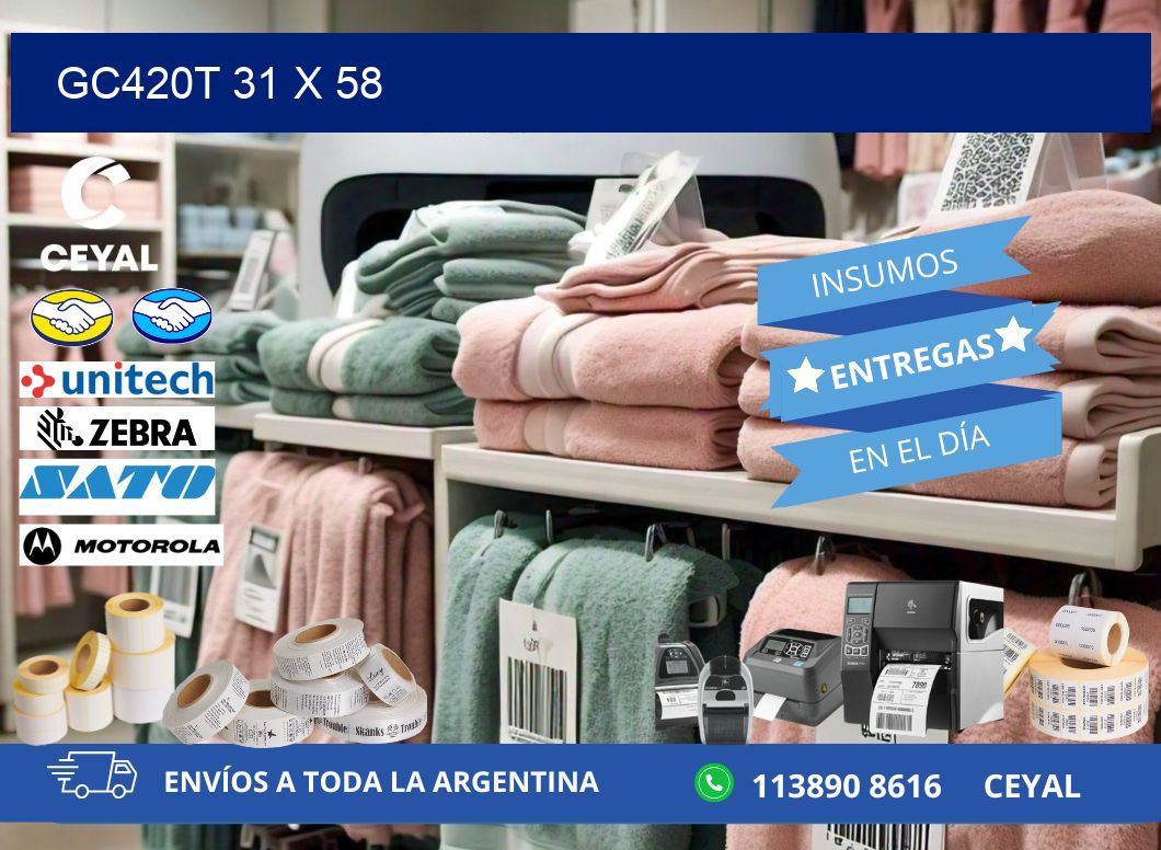 GC420T 31 x 58