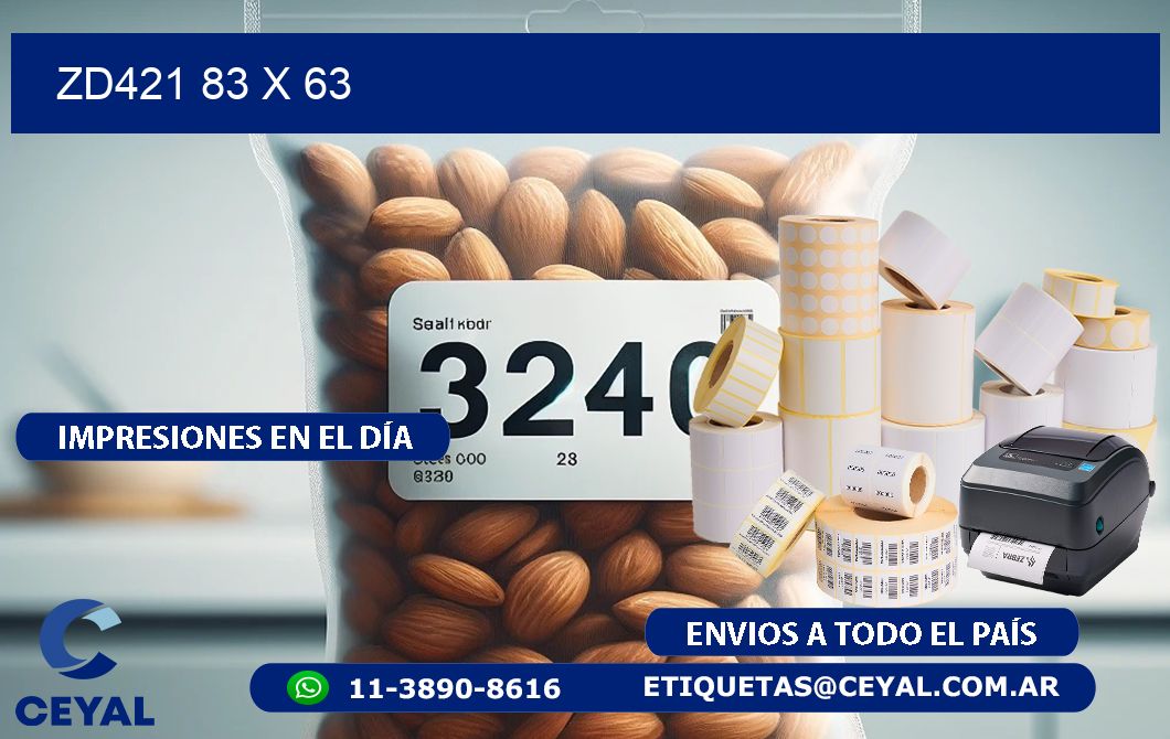 ZD421 83 x 63